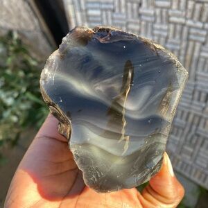 Elegant Gray Agate Home Accent